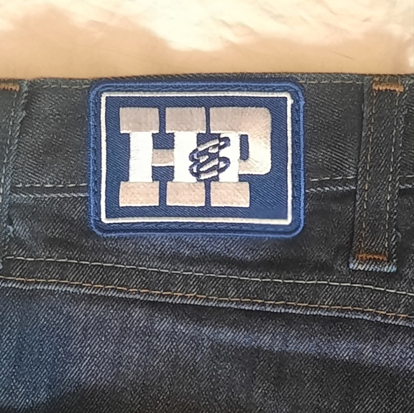 Crude FR Straight Leg Mens Jeans Cat 2 2112 Sz 42x34 Dark Wash H&P Drilling - Picture 6 of 8